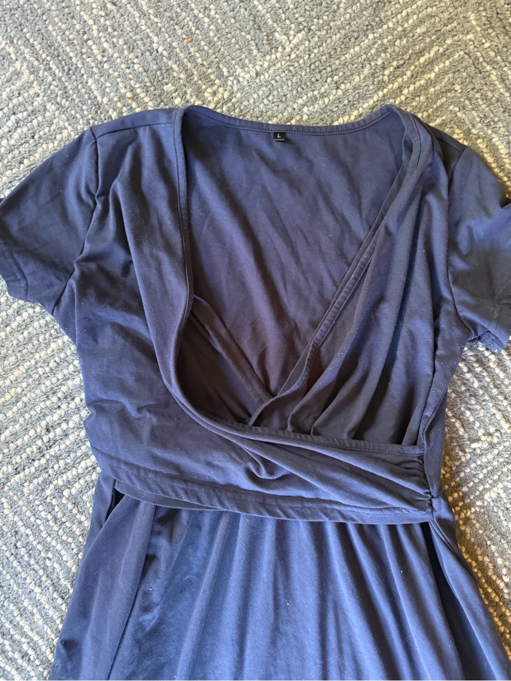 Ouges Nursing Wrap-Style Women's Dress for easy breast feeding - Picture 8 of 9
